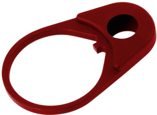 Timber Creek Outdoors QDEPR Quick Detach End Plate in Red - Steel AR-15 Accessory