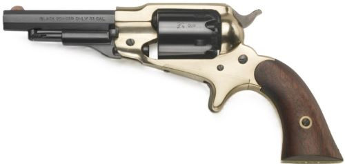 E.M.F. 1863 Remington Brass Revolver with 31 Caliber and Octagon Barrel