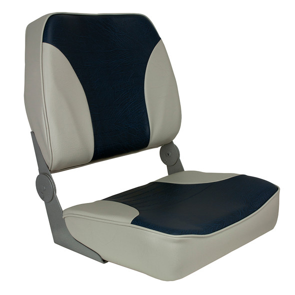 Springfield Marine XXL Folding Seat – Grey/Blue, Perfect for Plus Size Comfort