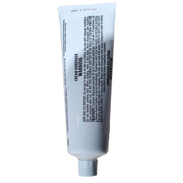 Sika BPO Cream Hardener White 4oz Tube for Polyester Resin Curing