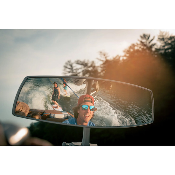 PTM Watersports VR-140 Elite Mirror - 6 x 20 Inches, 140 Degree View, Grey