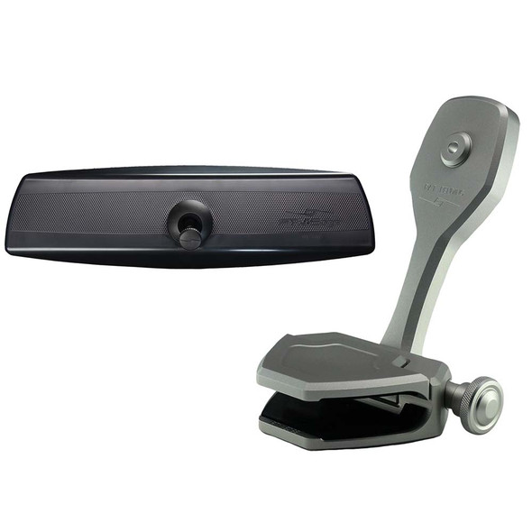 PTM Watersports Mirror and Bracket Kit with VR-140 PRO Mirror and ZXR-300 Mount (Titanium Grey)