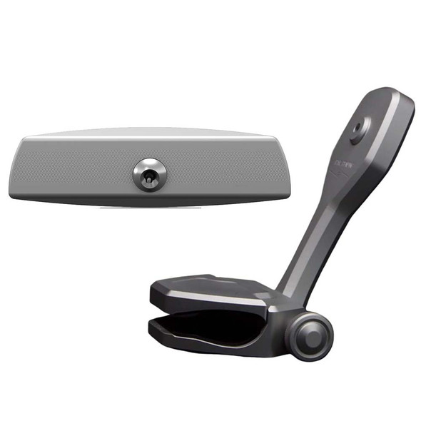 PTM Watersports Mirror and Bracket Kit with VR-140 Elite Mirror and ZXR-320 Mount (Titanium Grey)