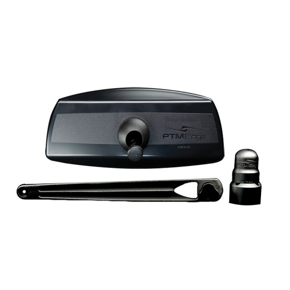 PTM Watersports UCX-17 PRO Pontoon Mirror and Bracket Kit - Black