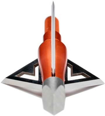 Wasp Archery Products Havalon HV Fixed Broadhead, 1 3/16" Cut, 100 Grain, Aluminum, Orange
