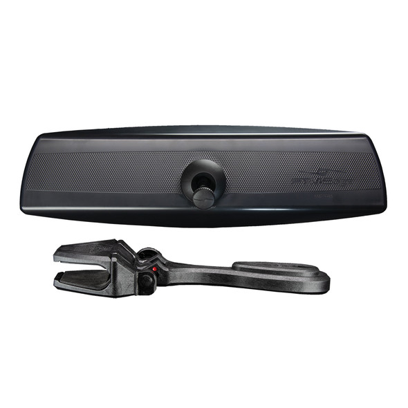 PTM Watersports Mirror and Bracket Kit with VR-140 PRO Mirror and CFR-200 Adjustable Mount (Black)