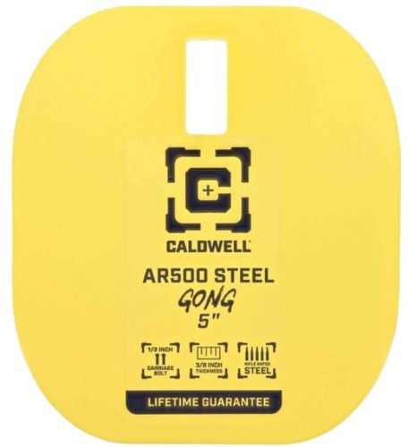 Caldwell AR500 5 inch Steel Target for High-Velocity Shooting