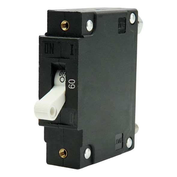 Egis Mobile Electric C Series White Toggle Panel Mount Circuit Breaker - Single Pole 60A
