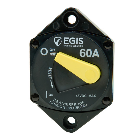 Egis Mobile Electric 60A Circuit Breaker - 87 Series Panel Mount for Reliable Electrical Protection