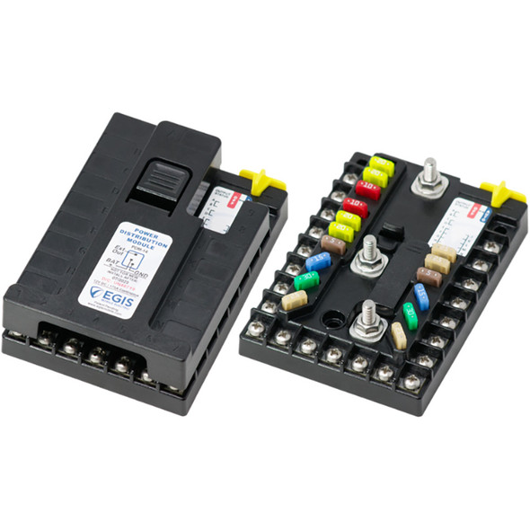 Egis Mobile Electric PDM 14 Circuit + Ground 175A 12V Power Distribution Module with Kill Switch