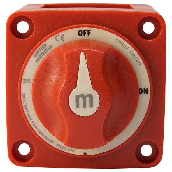 Egis Mobile Electric M-Series 300A Battery Switch Off/On Knob Actuator
