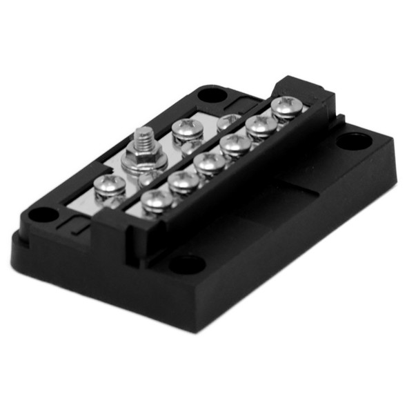 Egis Mobile Electric RT Screw Terminal 12 Circuit Dual Lever Bus Bar - Reliable Ground Connection for Vehicles