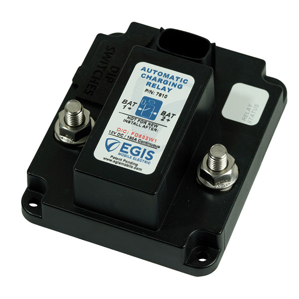 Egis Mobile Electric Programmable Automatic Charging Relay (ACR) 160A, 12V