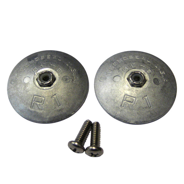 Lenco Marine Sacrificial Anodes - 1-7/8 Inch, 2 Pack with Mounting Screws