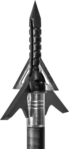 Slick Trick Broadhead Hybrid - 1 3/4 Inch Cut Mechanical 2-Blade with Chisel Tip