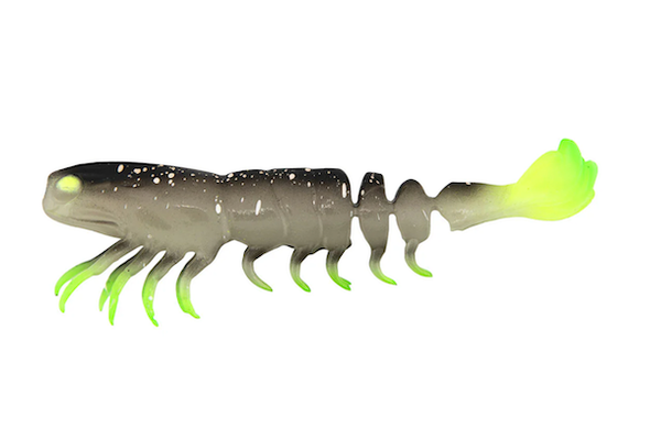 Z-Man PrawnStarZ Loose Body 3.5" Glow Chartreuse — Pack of 3