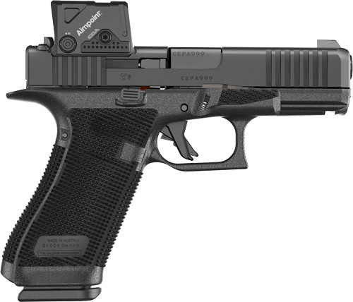Glock G45 DC8 9mm Gen 6 Semi-Auto Pistol with 10-Round Magazines and Proprietary Slide Cut