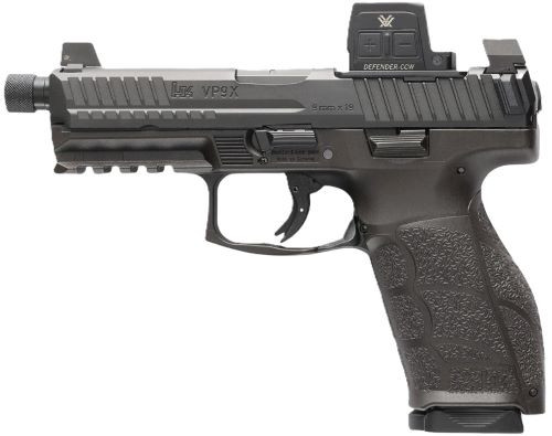 HK VP9A1 X Tactical OE Vortex 9mm Pistol with 4.7-Inch Threaded Barrel and Two Magazines