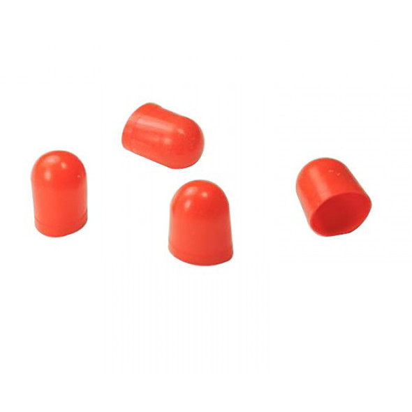 VDO Light Diffuser for Type C & E Wedge Bulb - Red - 4 Pack