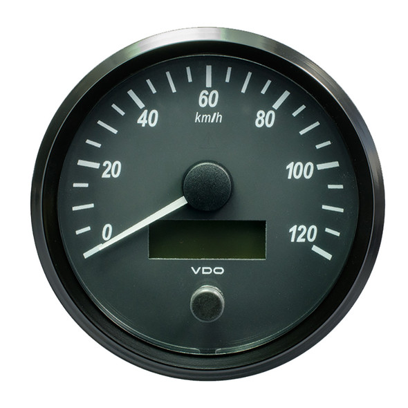 VDO SingleViu 4-Inch Speedometer - 120 KM/H with J1939 CAN Compatibility