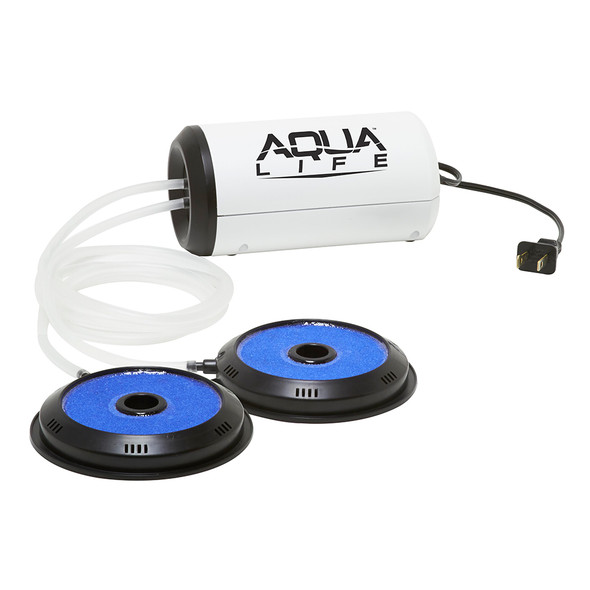 Frabill Aqua-Life Aerator Dual Output 110V for Up to 100 Gallons