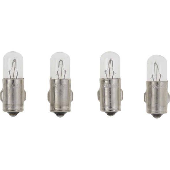 VDO Type A White Metal Base Bulb - 12V, 4-Pack