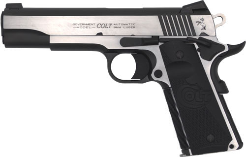 Colt Combat Elite Government 9mm Semi-Auto Handgun with Bi-Tone Finish and G10 Grips