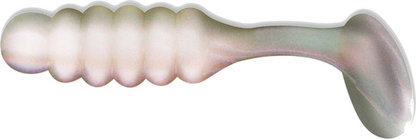 Charlie Brewer Slider CBP3 Crappie Grub, 1-Inch, Pearl