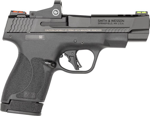 Smith & Wesson PC M&P9 Shield Plus 9mm Semi-Auto Pistol with 4-Inch Barrel and Fiber Optic Sights