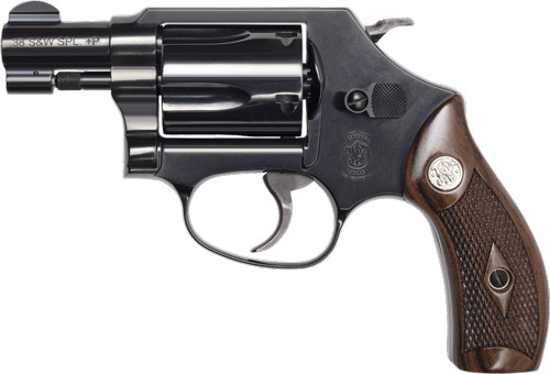 Smith & Wesson Model 36 Classic .38 Special +P Revolver with 1.88-inch Barrel and Wood Grips