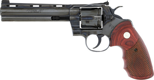 Colt Python .357 Magnum 6-inch Blued Revolver with Wood Grips