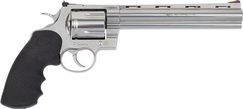 Colt Anaconda .44 Magnum Revolver with 8-Inch Stainless Barrel, 6-Round Capacity