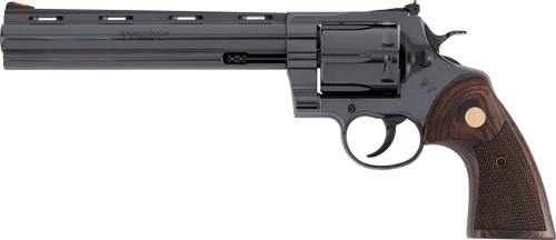 Colt Anaconda .44 Magnum 8-inch Barrel Revolver with Adjustable Sights and Wood Grips
