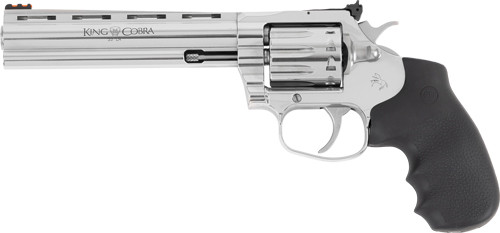 Colt King Cobra Target .22LR 6-Inch Revolver with Stainless Finish and Fiber Optic Sights