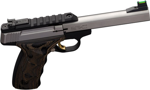 Browning Buck Mark Plus UDX .22 Long Rifle Semi-Auto Pistol with Picatinny Rail and Fiber Optic Sights