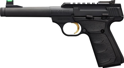 Browning Buck Mark Plus Camper .22 Long Rifle Semi-Auto Pistol with 6-inch Threaded Barrel and Picatinny Rail