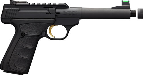 Browning Buck Mark Plus Camper .22 Long Rifle Semi-Auto Pistol with 6-inch Threaded Barrel and Picatinny Rail