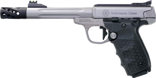 Smith & Wesson SW22 Victory Performance .22 LR Semi-Auto Pistol with Fiber Optic Sights and Tandemkross HiveGrips