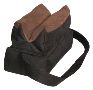 The Outdoor Connection BRB2F-28215 FatBag Filled Bench Bag for Large Firearms with Over-the-Shoulder Strap
