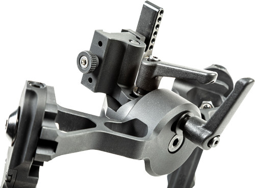 Accu-Tac BIPOD Bolt Rifle FC5 * Flat Black, 6 to 19-Inch Range, Mounts to Picatinny Rail