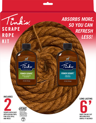 Tinks Power Scrape Rope Kit - Deer Attractant Accessories with Finisher