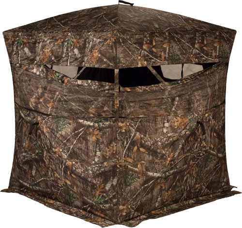 Rhino Ground Blind RTE 150D - Realtree Edge, 2-Person Hub Style Hunting Blind