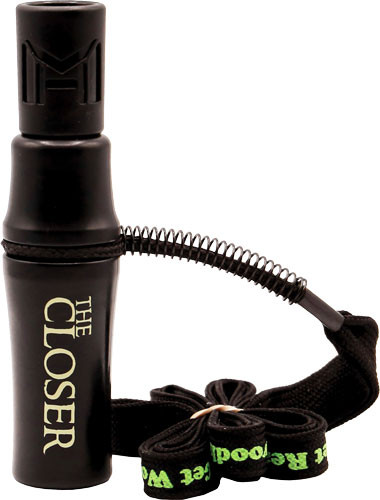 Woodhaven Calls WH362 Custom Mouth Turkey Call - Black Poly Design with Realistic Doe Bleat