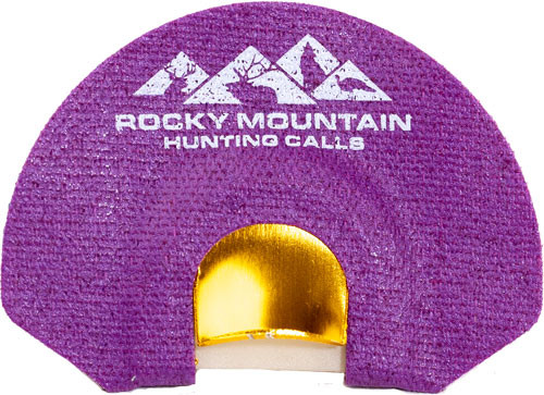 Rocky Mountain Hunting Calls RMHC139 Spellbound Elk Call - Purple Latex Mouth Call with Palate Plate Style