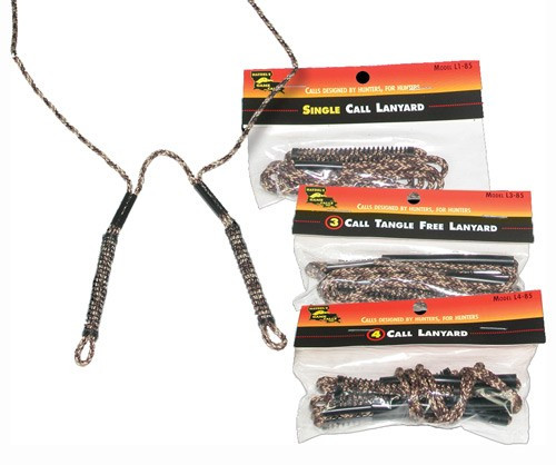 Haydel's Call Lanyard Triple with Camouflage Design, Braided Nylon