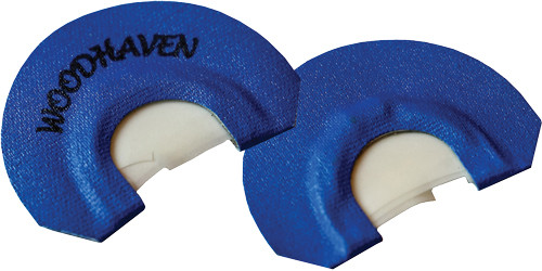 Woodhaven Calls WH079 Blue Custom Mouth Call with Blue Cutter - Soft Latex for Superior Performance
