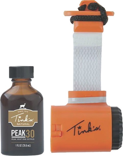 Tinks W6297 Peak30 Scent Reel Combo for Deer - 1 oz Bottle with Retractable Wick