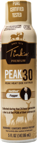 Tinks Peak30 Premium Deer Lure - 5 oz Aerosol Spray with Pure Urine Cover Scent