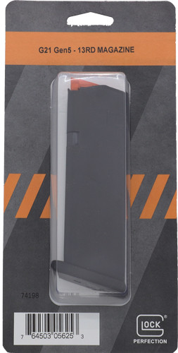 Glock OEM Magazine Gen5 G21 - 13 Rounds, Black Steel for Glock 45 ACP Pistols