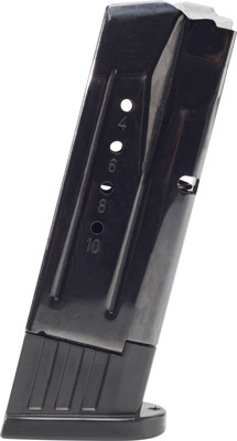 Smith & Wesson S&W Magazine M&P M2.0 Compact 10-Round 9mm Luger Aluminum Black Finish